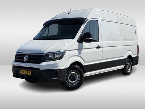 Volkswagen Crafter 35 2.0 TDI L3H3 Automaat | NL-auto | 1e e, Auto's, Bestelauto's, Lease, Zwart, Automaat, Wit, Financial lease