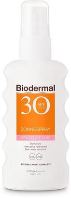 Biodermal Zonnebrand spray voor de gevoelige huid SPF 30..., Nieuw, Verzenden
