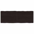 vidaXL Tafelblad natuurlijke rand 160x60x(2-6)cm eikenhout, Huis en Inrichting, Tafels | Eettafels, Verzenden, Nieuw