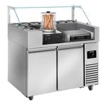 GGM Gastro | Voorbereidingstafel - 1210mm - 2 deuren - voor, Verzenden, Nieuw in verpakking