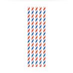 Rood Wit Blauwe Rietjes Karton 20st, Hobby en Vrije tijd, Verzenden, Nieuw