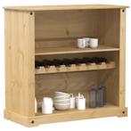 vidaXL Wijnkast Corona 107,5x51x105,5 cm massief grenenhout, Huis en Inrichting, Woonaccessoires | Wijnrekken, Verzenden, Nieuw