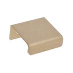 Bovengreep 40 mm aluminium oud goud geborsteld, Ophalen of Verzenden, Nieuw