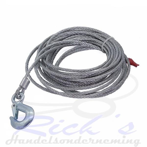 Lierkabel 10 meter voor bootlier/ handlier 6 mm, Auto diversen, Aanhangwagen-onderdelen, Nieuw, Ophalen of Verzenden