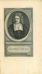 Portrait of Salomon van Til, Antiek en Kunst, Kunst | Etsen en Gravures