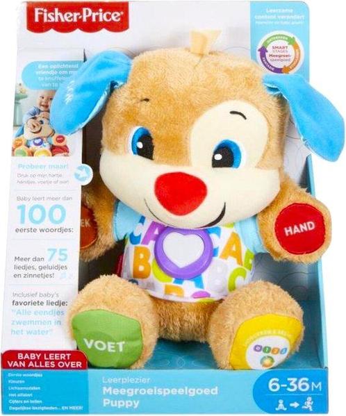Fisher-Price Leerplezier Puppy blauw - Baby speelgoed -, Kinderen en Baby's, Speelgoed | Knuffels en Pluche, Zo goed als nieuw