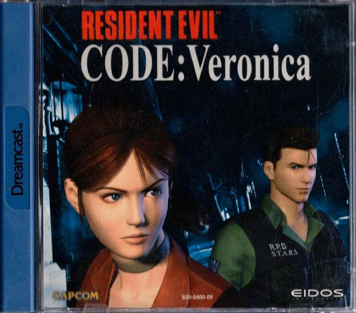 Dreamcast Resident Evil Code: Veronica, Spelcomputers en Games, Games | Sega, Zo goed als nieuw, Verzenden