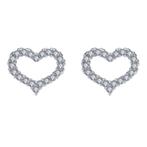 Fako Bijoux® - Oorbellen - Hart - Kristal - 10x10mm -, Verzenden, Nieuw