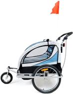 Praktische 2-zits fietskar met opbergruimte en opvouwbaar..., Nieuw, 20 tot 40 kg, Ophalen of Verzenden, Kinderkar