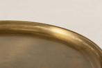 Ronde bijzettafel ELEGANCIA 50cm goud antiek zwart metaal, Huis en Inrichting, Ophalen of Verzenden, Nieuw