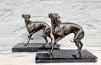 Beeldje - greyhound (2) - Marmer