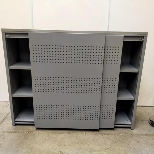 Metalen akoestische schuifdeurkast - 124x160x46 cm, Zakelijke goederen, Kantoor en Winkelinrichting | Kantoormeubilair en Inrichting