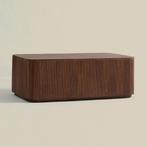 *WOONWINKEL* Ribbelhout Salontafel Rechthoekig, Huis en Inrichting, Tafels | Salontafels, Verzenden, Nieuw