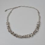 Dames ketting zilverkleurig design kralen – nieuw, Sieraden, Tassen en Uiterlijk, Kettingen, Verzenden, Nieuw, Zilver, Overige materialen