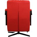 Leren draaifauteuil Galaxy - Toledo Ducati (rood) -, Huis en Inrichting, Fauteuils, Leren draaifauteuil Galaxy - Toledo Ducati (rood) - Stervoet zwart past perfect in uw interieur als u woonstijl: Industrieel, Modern is.