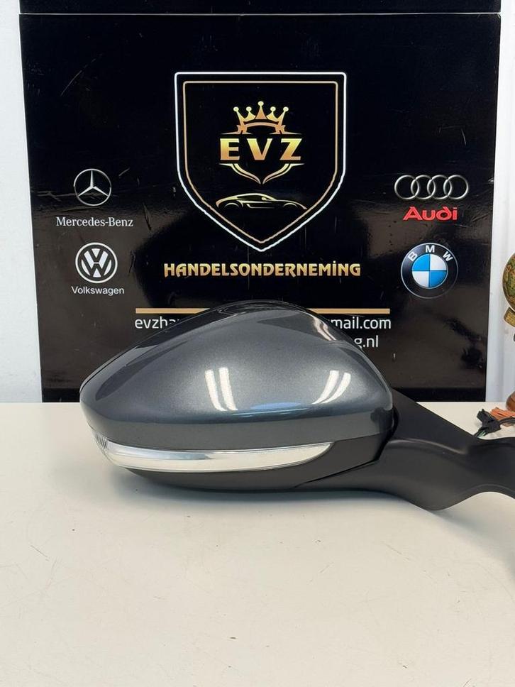 Peugeot 208 buitenspiegel rechts bj.2013 art.0211047 blauw, Auto-onderdelen, Spiegels, Gebruikt, Peugeot