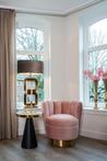 Richmond Fauteuil Mayfair - Pink velvet