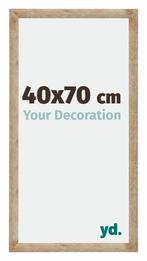 Fotolijst 40x70 cm - Goud - MDF - Catania, Huis en Inrichting, Woonaccessoires | Lijsten, Verzenden, Nieuw