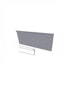 Verzinkt staal kantopsluiting geplet 230x0,2x10cm, Tuin en Terras, Overige materialen, Minder dan 25 cm, Border, Minder dan 25 cm