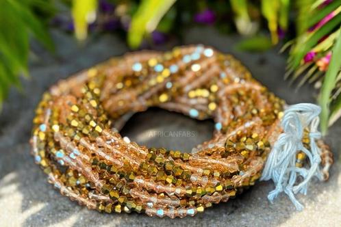Waist Beads / Afrikaanse Heupketting - Osatiti - crystal Gou, Sieraden, Tassen en Uiterlijk, Kettingen, Nieuw, Ophalen of Verzenden