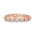 Armband - 18 karaat Roségoud - 4.61ct. tw. Diamant, Sieraden, Tassen en Uiterlijk, Armbanden, Nieuw