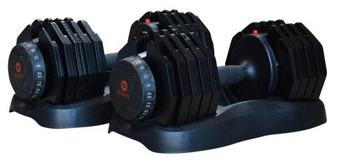 RS Sports Selector dumbells l 2 x 25 kg l Verstelbare dumbel, Sport en Fitness, Fitnessmaterialen, Nieuw, Verzenden