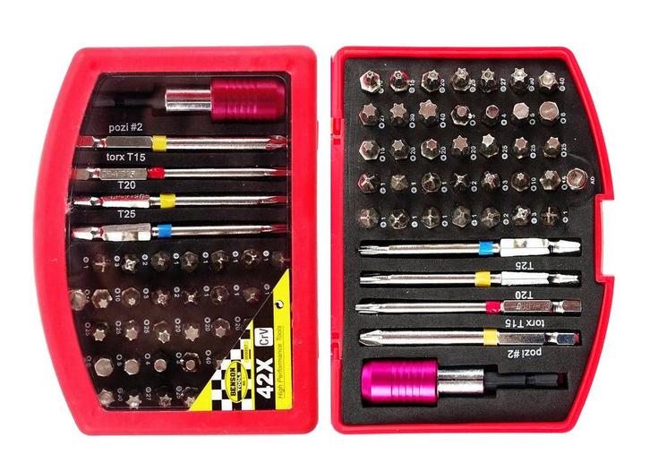 42 delige bitset in koffertje, Doe-het-zelf en Verbouw, Gereedschap | Handgereedschap, Nieuw, Ophalen of Verzenden