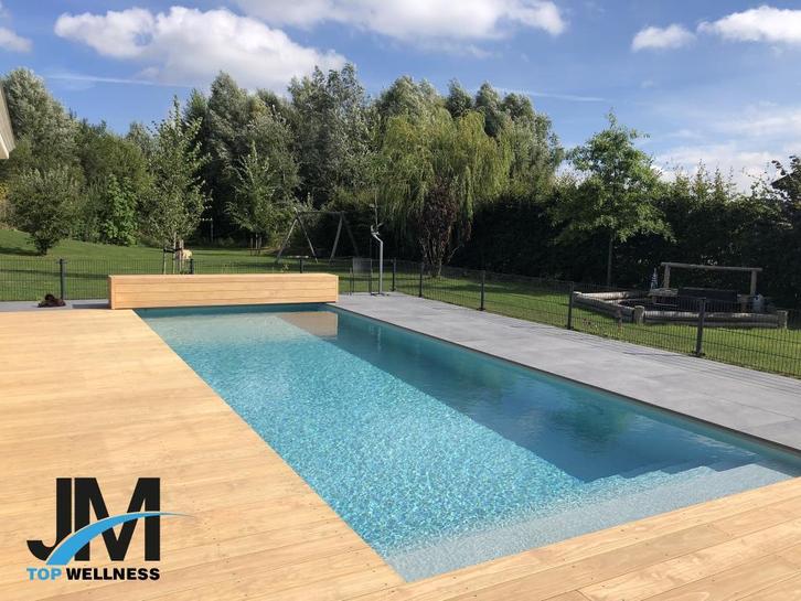 ZWEMBAD HDPE KUNSTSTOF ACTIE 8 X 3.8 X 150 NU 11250,, Tuin en Terras, Zwembaden, 400 cm of meer, Rechthoekig, Nieuw, Inbouwzwembad