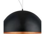 EGLO Gaetano 1 Hanglamp - E27 - Ø 53 cm - Zwart/Koper, Verzenden, Zo goed als nieuw