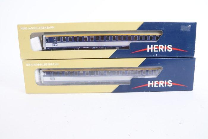 Heris H0 - 12093/-94 - Modeltrein personenwagen (2) -, Hobby en Vrije tijd, Modeltreinen | H0