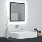 vidaXL Badkamerspiegel LED 40x8,5x37 cm acryl grijs, Huis en Inrichting, Tafels | Kaptafels, Verzenden, Nieuw