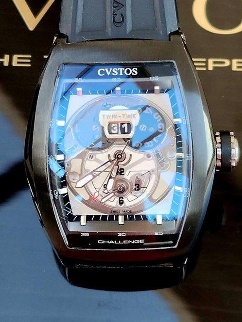 Cvstos - Challenge Twin Time - Zonder Minimumprijs -, Sieraden, Tassen en Uiterlijk, Horloges | Heren