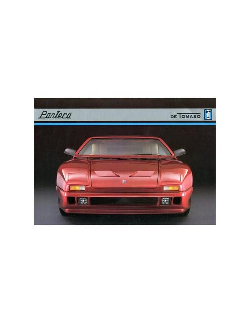 1992 DE TOMASO PANTERA BROCHURE, Boeken, Auto's | Folders en Tijdschriften