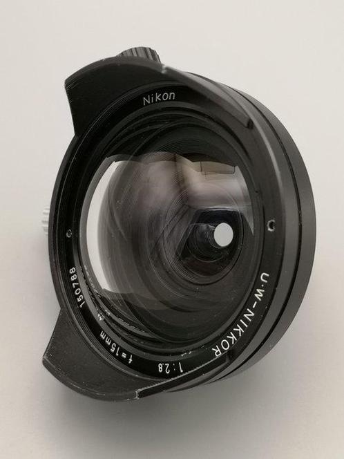 Nikon UW-Nikkor 2,8/15mm + acc. - per Nikonos I, II, III |, Audio, Tv en Foto, Fotocamera's Analoog