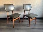 Stoel - Beuken, Skai - Twee vintage stoelen