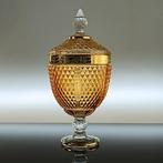 SECOLOVENTESIMO - Koekjesdoos - Amber Gold 02 Snoeppot - 24, Antiek en Kunst