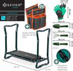KESSER® 2-in-1 XXL kniebank voor tuinieren, gevoerd zitkusse, Verzenden, Nieuw