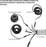 BuyWeek - Fiets Motor Controller Kit - 250W Borstelloze, Verzenden, Nieuw