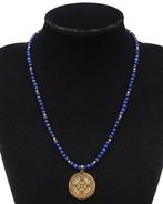 Lapis lazuli - Collier - Heksenknoop - Energetisch schild