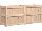 vidaXL - Plantenbak - 150x50x70 - cm - massief - grenenhout, Tuin en Terras, Bloempotten, Verzenden, Nieuw