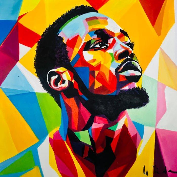 DR HIDE - (100% handpainted !) Athlete 2014, Antiek en Kunst, Kunst | Schilderijen | Modern