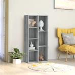 vidaXL Boekenkast 50x25x106 cm grijs sonoma eikenkleurig, Verzenden, 100 tot 150 cm, Nieuw, 50 tot 100 cm