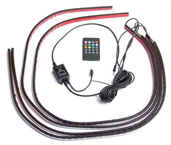 LED Undercar set RGB met afstandsbediening, Auto-onderdelen, Overige Auto-onderdelen, Ophalen of Verzenden