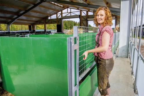 U-profiel met bodemplaat (achter) voor groene Patura, Dieren en Toebehoren, Stalling en Weidegang