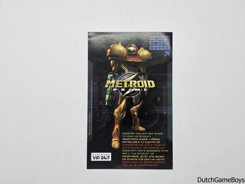 Nintendo Gamecube - Metroid Prime - Vip Points Card, Spelcomputers en Games, Games | Nintendo GameCube, Gebruikt, Verzenden