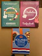 3 Diabetes Kookboeken - Hollands - Toetjes + Algemeen  NIEUW, Boeken, Ophalen of Verzenden, Nieuw