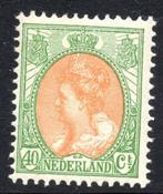 Nederland 1899 - Koningin Wilhelmina Bontkraag - Gratis, Gestempeld