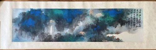 SPLASHED COLORS PAINTINGLANDSCAPE - Attributed to -, Antiek en Kunst, Antiek | Overige Antiek