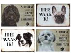 Metalen wandborden 20x30 Honden hond-veel variaties-voorraad, Dieren en Toebehoren, Honden-accessoires, Nieuw, Verzenden