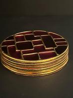 Onderzetter (12) - Onderzetters - Glas, Goud, Metaal, Antiek en Kunst, Antiek | Glas en Kristal